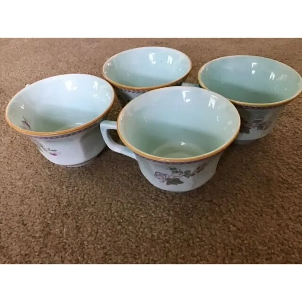 4 ADAMS REAL ENGLISH IRONSTONE CUPS